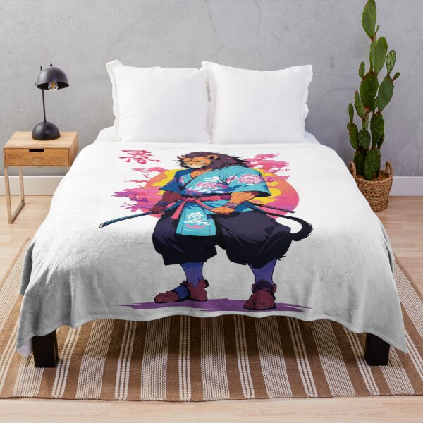 Item preview, Samurai Cat Vaporwave Aesthetic Design designed and sold by LuminOrb.