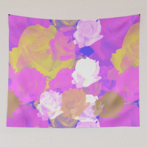 Item preview, Stunning Transparent Roses Photography / Pink Rose Photography / Yellow Rose Photography - Repeating Pattern designed and sold by Victoria Rose.
