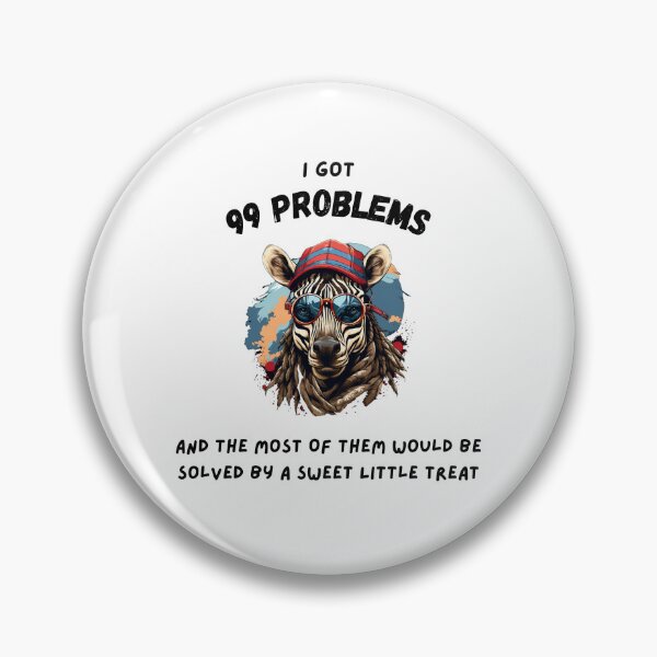 Item preview, Funny Hiphop Zebra I Got 99 Problems designed and sold by IssaraStudio.