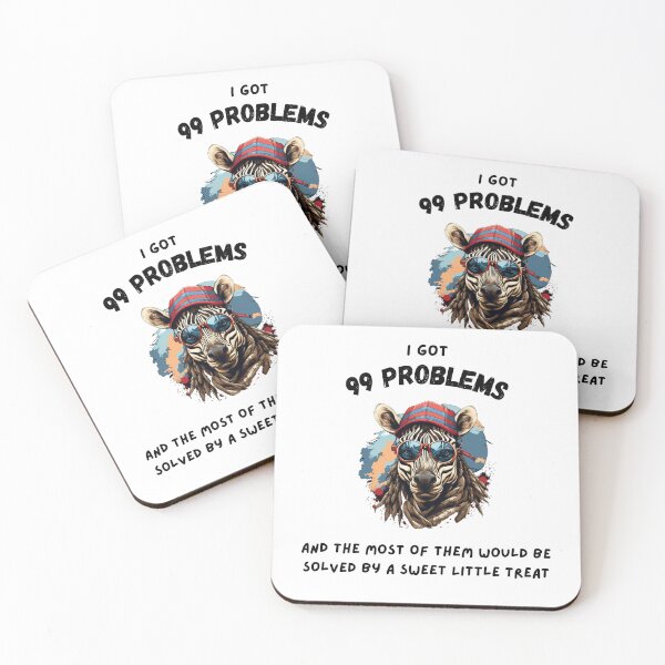 Item preview, Funny Hiphop Zebra I Got 99 Problems designed and sold by IssaraStudio.