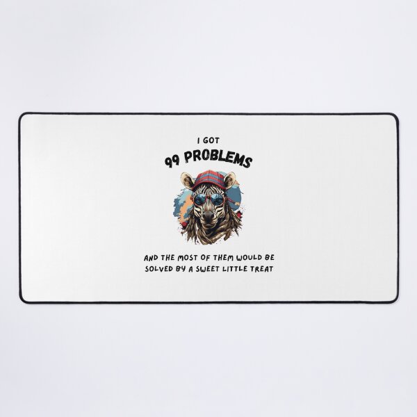 Item preview, Funny Hiphop Zebra I Got 99 Problems designed and sold by IssaraStudio.