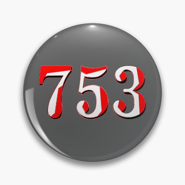 Item preview, number seven hundred and fifty-three digit 753 order sequence team member age designed and sold by 4rpixs.