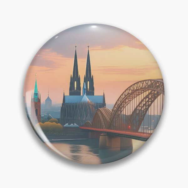 Item preview, Vintage Cologne travel poster - Minimalist retro design for travel fans designed and sold by pod24.