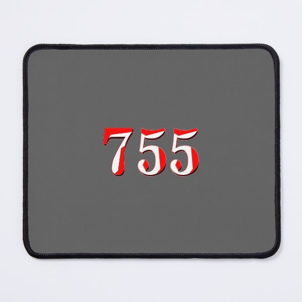 Item preview, number seven hundred and fifty-five digit 755 order sequence team member age designed and sold by 4rpixs.