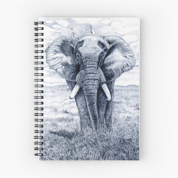 Item preview, Majestic Elephant Encounter: HV’s Pencil Sketch designed and sold by IDoMatterROSASS.