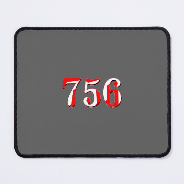 Item preview, number seven hundred and fifty-six digit 756 order sequence team member age designed and sold by 4rpixs.