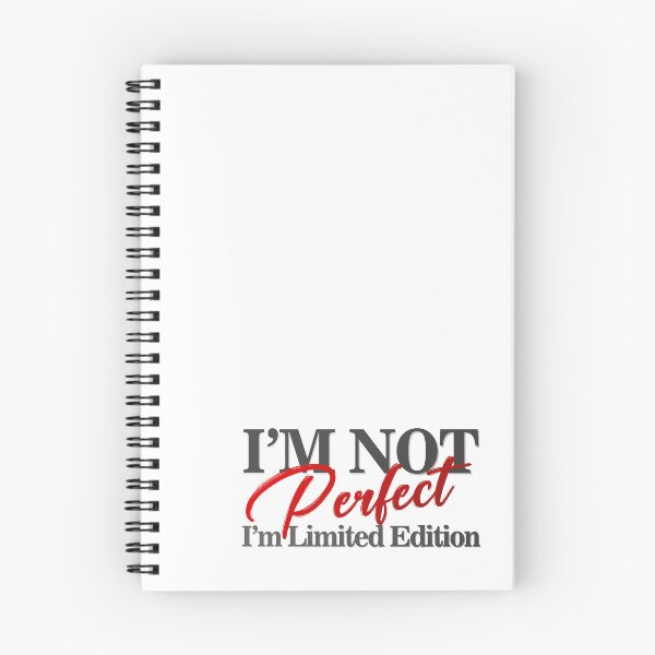 Item preview, I'm not perfect I'm limited edition designed and sold by Dawidsz79.