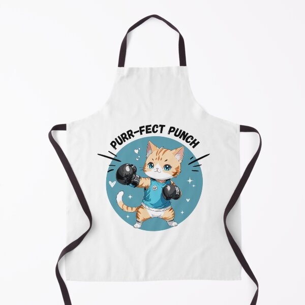 Item preview, Boxing Cat Purr-fect Punch Cute Cat with Boxing Gloves designed and sold by bsrishika.