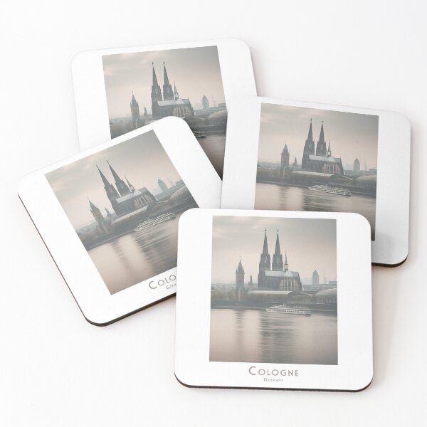 Item preview, Vintage Cologne travel poster - Minimalist retro design for travel fans designed and sold by pod24.