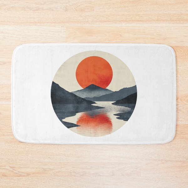 Item preview, Mountain Sunset Wall Art designed and sold by amortka.