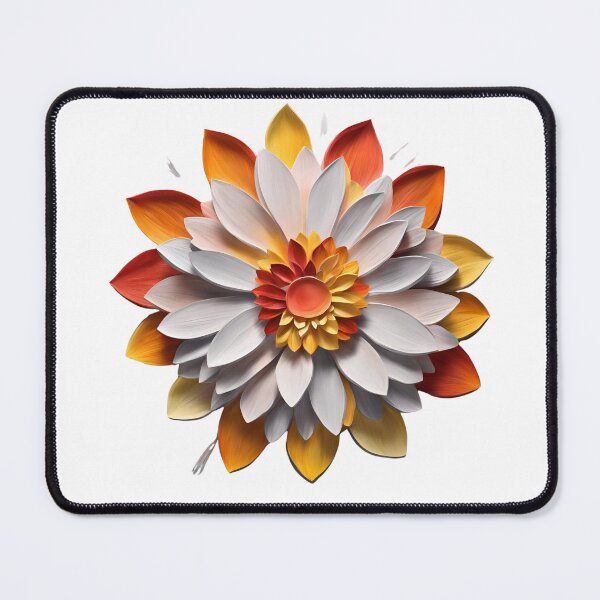 Item preview, Big white flower with yellow hue designed and sold by AKRE R.