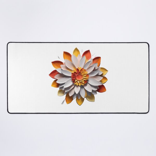 Item preview, Big white flower with yellow hue designed and sold by AKRE R.