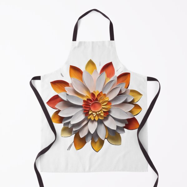 Item preview, Big white flower with yellow hue designed and sold by AKRE R.
