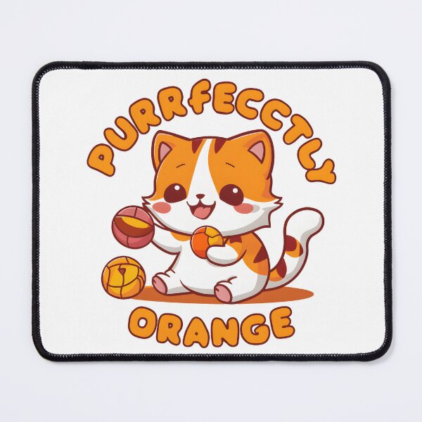 Item preview, Purrfecctly Orange Cat designed and sold by deviatepolo.