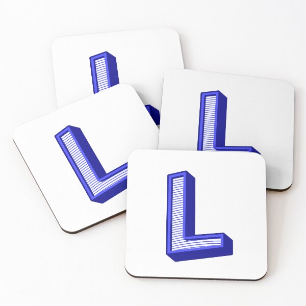 Item preview, 3D Alphabet Letter L - Bold Typography Design - Uppercase Alphabet Artwork designed and sold by uncoXab.