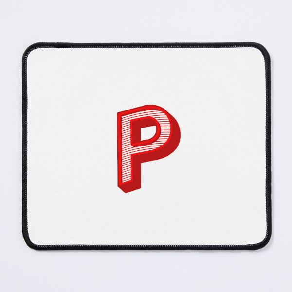 Item preview, 3D Alphabet Letter P - Bold Typography Design - Uppercase Alphabet Artwork designed and sold by uncoXab.