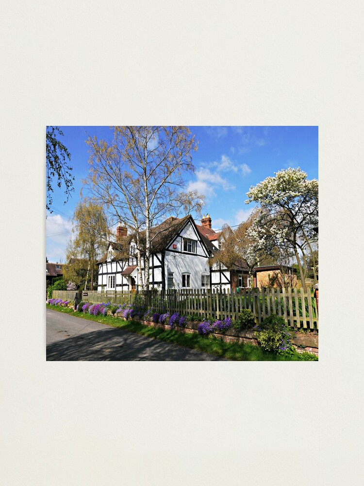 Alternate view of English Cottage in Spring Photographic Print