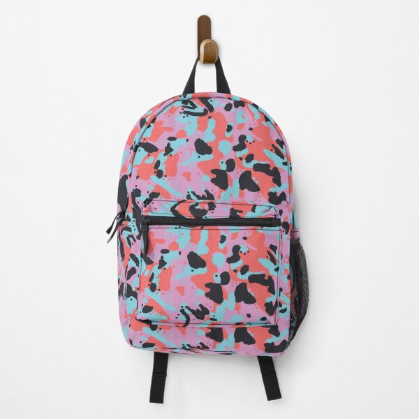 Item preview, Neon color pixelated camouflage patterns designed and sold by AnnArtshock.