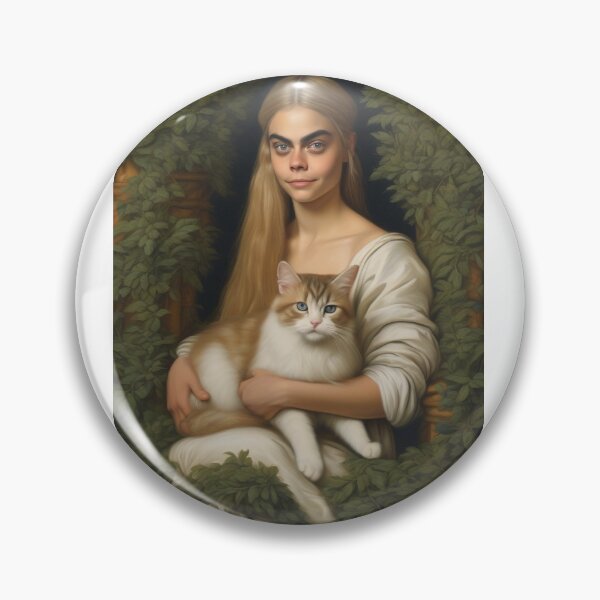 Item preview, Pretty girl holding a cat designed and sold by Annabelly321.