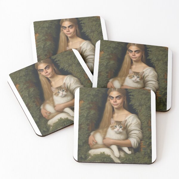 Item preview, Pretty girl holding a cat designed and sold by Annabelly321.