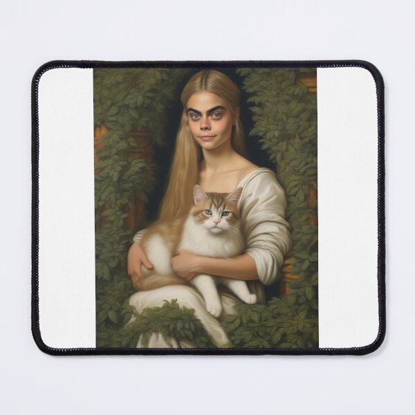 Item preview, Pretty girl holding a cat designed and sold by Annabelly321.