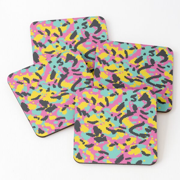 Item preview, Camouflage patterns in neon colors designed and sold by AnnArtshock.