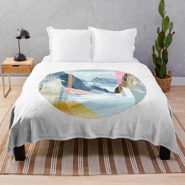 Item preview, Abstract Mountain Landscape Art Print designed and sold by amortka.