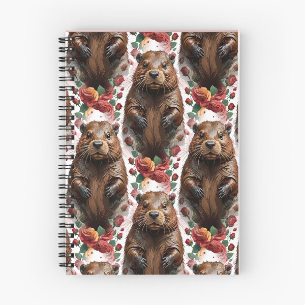 Item preview, A Beaver Surrounded By New York Roses Pattern 2 designed and sold by taiche.
