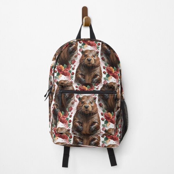 Item preview, A Beaver Surrounded By New York Roses Pattern 2 designed and sold by taiche.