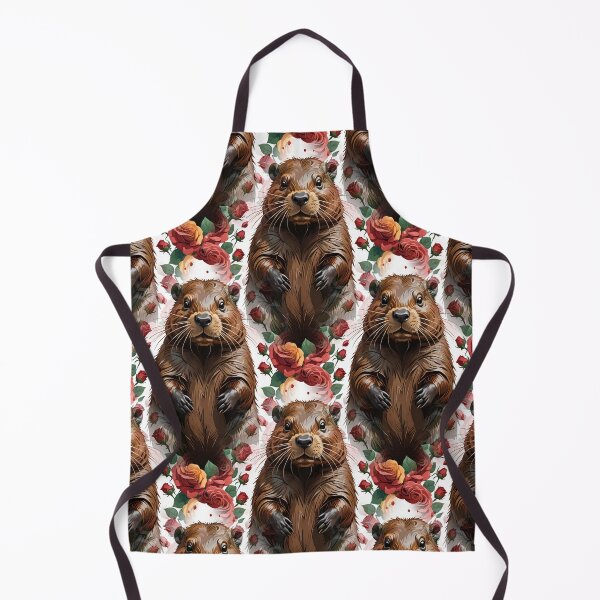 Item preview, A Beaver Surrounded By New York Roses Pattern 2 designed and sold by taiche.