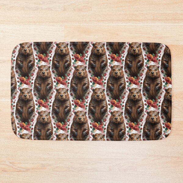 Item preview, A Beaver Surrounded By New York Roses Pattern 2 designed and sold by taiche.