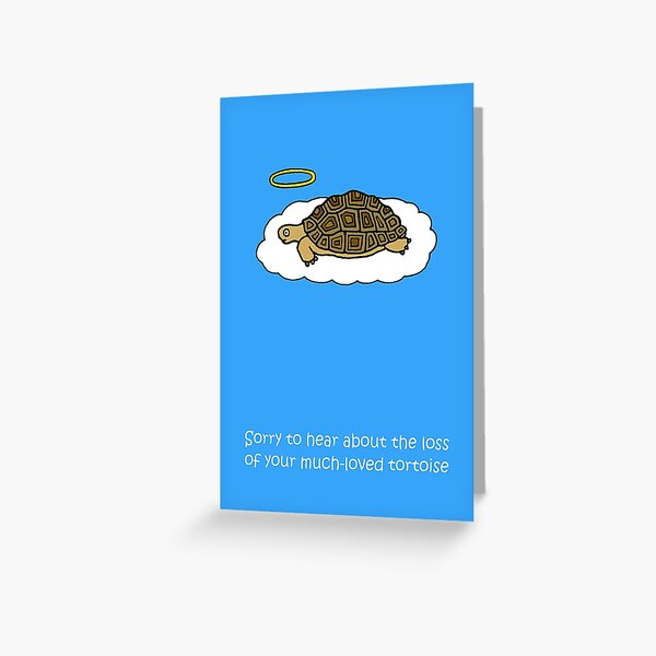 Item preview, Sympathy on Loss of Pet Tortoise designed and sold by KateTaylor.