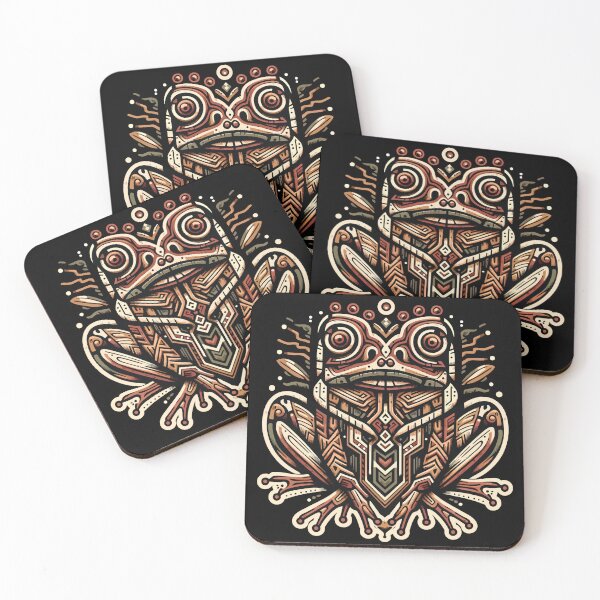 Item preview, Ancient Tribal Frog Symbol  designed and sold by EcoArtShop.