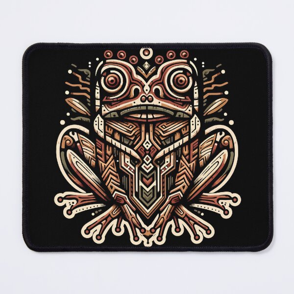 Item preview, Ancient Tribal Frog Symbol designed and sold by EcoArtShop.