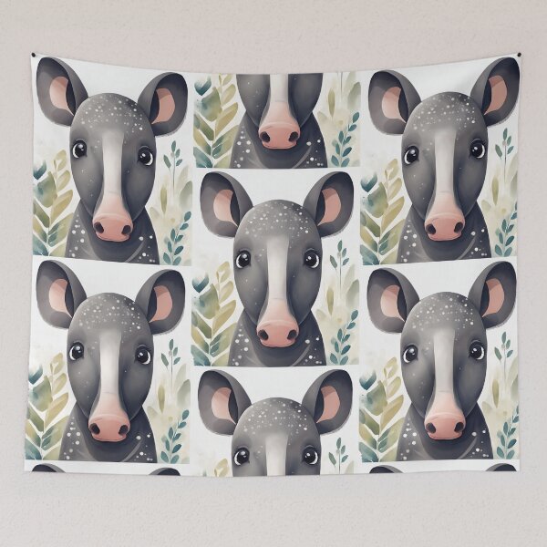 Item preview, Cute Baby Tapir designed and sold by FarmOfCuties.