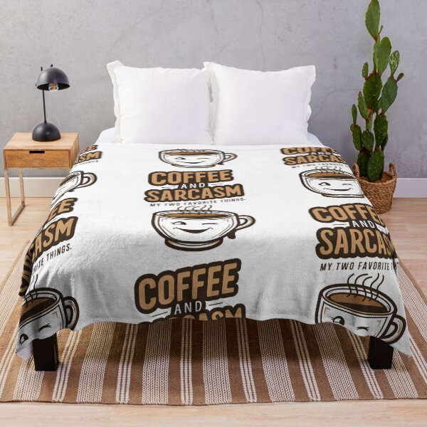 Item preview, Coffee And Sarcasm My Two Favorite Things designed and sold by PlanetMarker.
