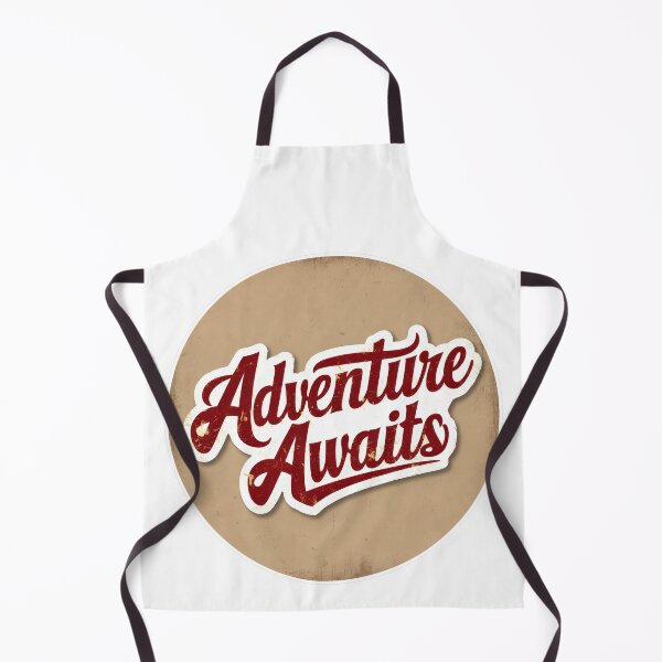 Item preview, Vintage travel sticker - travel saying Adventure Awaits in retro style for adventure seekers and travel fans designed and sold by pod24.