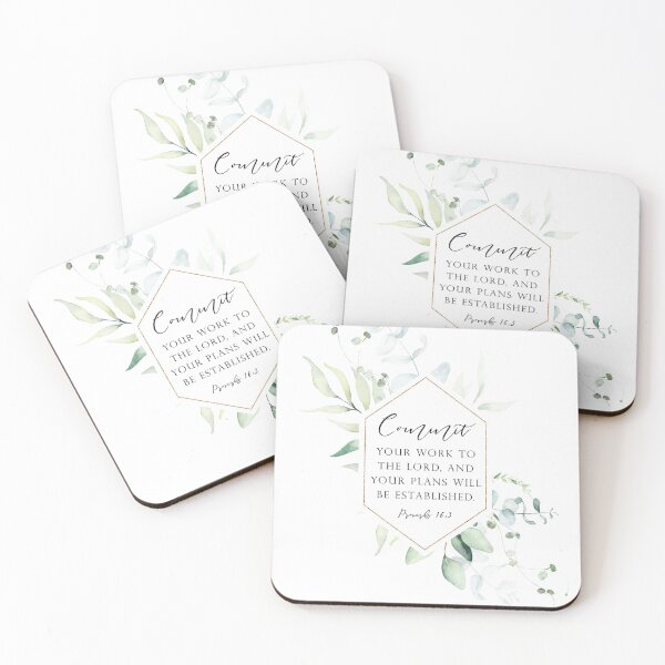 Item preview, Proverbs 16:3 Commit your work to the Lord designed and sold by KAMdesignhaus.