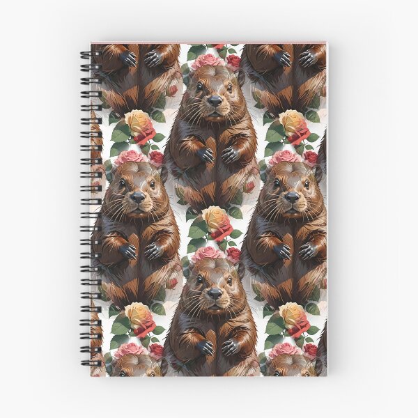 Item preview, A Beaver Surrounded By New York Roses Pattern 3 designed and sold by taiche.