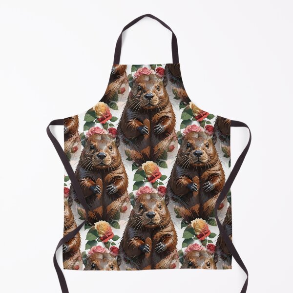 Item preview, A Beaver Surrounded By New York Roses Pattern 3 designed and sold by taiche.