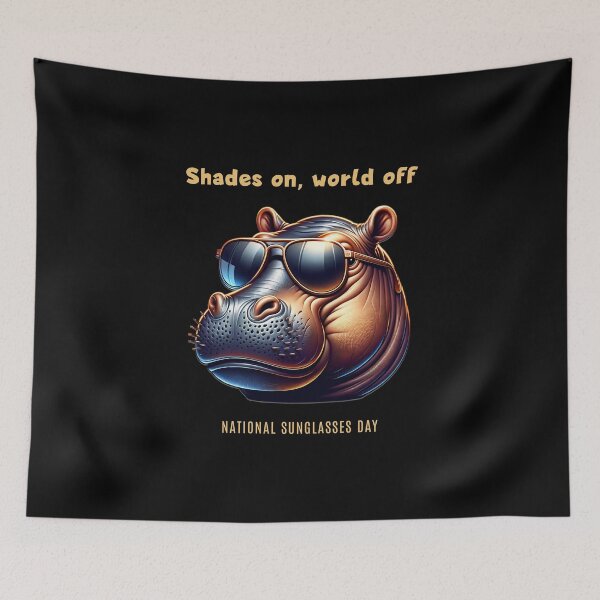 Item preview, Shades on, world off - National Sunglasses Day designed and sold by Pflugart.
