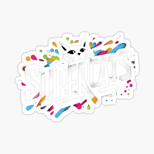 Aperçu de l'œuvre Supercats Graff logo créée et vendue par Superponey.