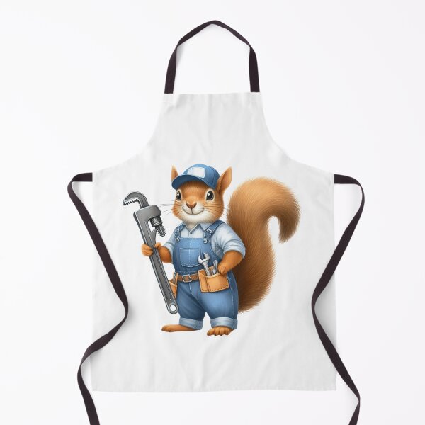 Item preview, Cartoon Plumber Squirrel designed and sold by Alex CrazyDesigns.