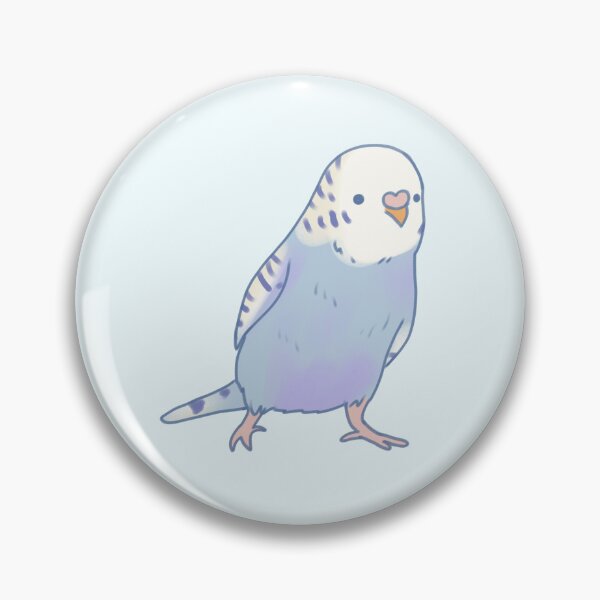 Item preview, Blue budgie art designed and sold by Artofmayara.