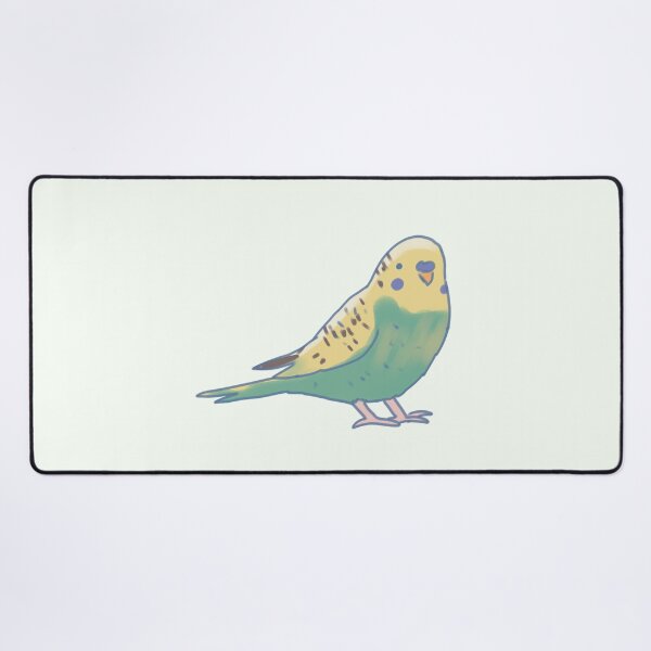 Item preview, Green budgie art designed and sold by Artofmayara.