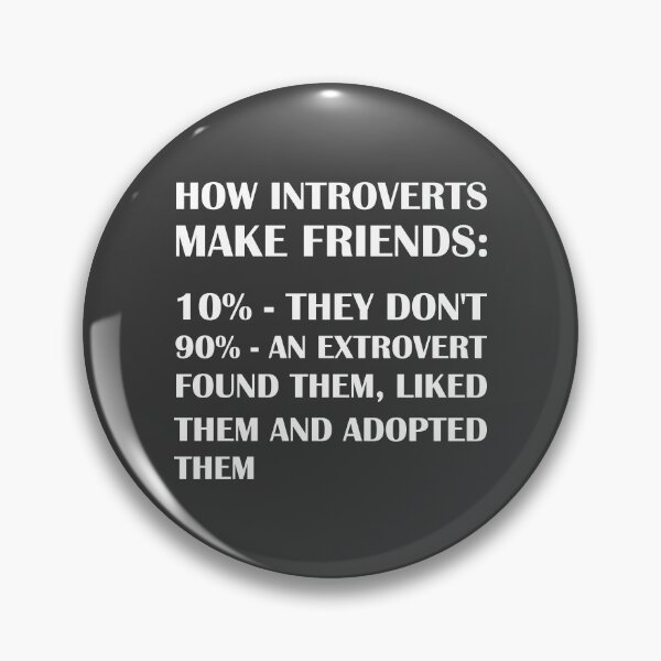 Item preview, How Introverts Make Friends / Introvert Joke designed and sold by introvertvibes.