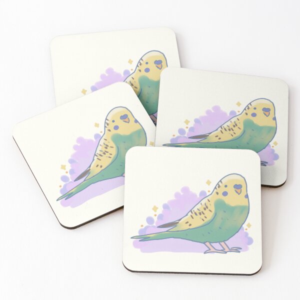 Item preview, Periquito verde con plantas. designed and sold by Artofmayara.