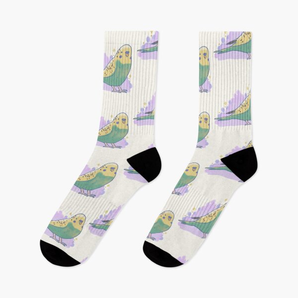 Item preview, Green budgie with plants  designed and sold by Artofmayara.