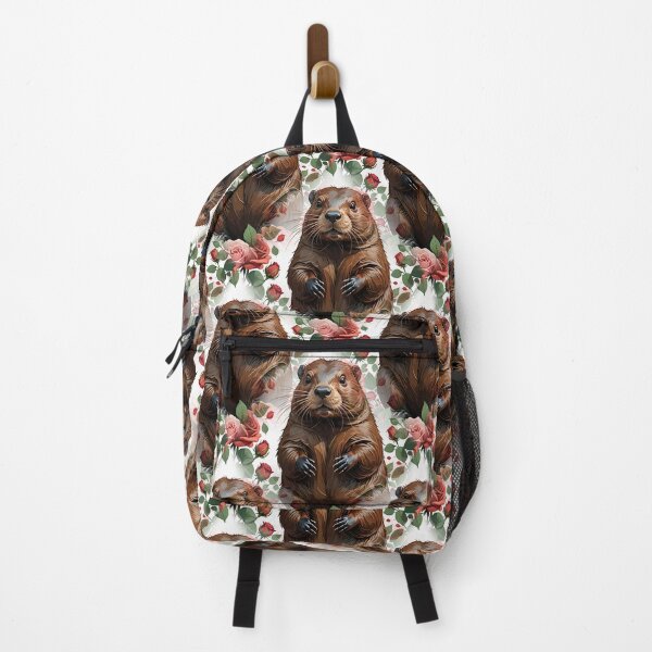 Item preview, A Beaver Surrounded By New York Roses Pattern 4 designed and sold by taiche.