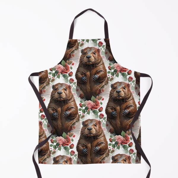 Item preview, A Beaver Surrounded By New York Roses Pattern 4 designed and sold by taiche.